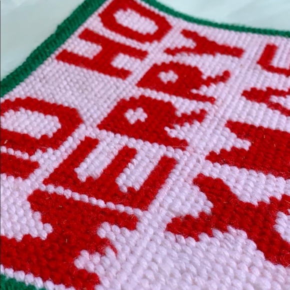 Ho Ho Merry Xmas Christmas Decoration Vintage wall door sign crafting holiday - Picture 7 of 8